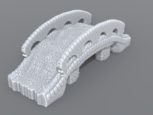 stone bridge Modelo de Impressão 3D