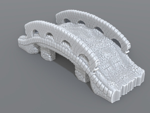 stone bridge Modelo de Impressão 3D