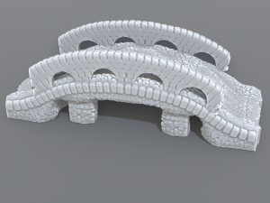 stone bridge Modelo de Impressão 3D