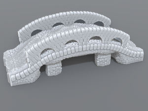 stone bridge Modelo de Impressão 3D
