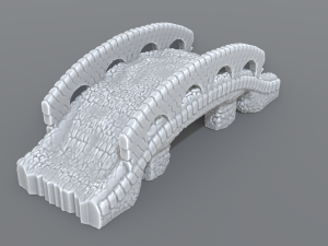 stone bridge Modelo de Impressão 3D