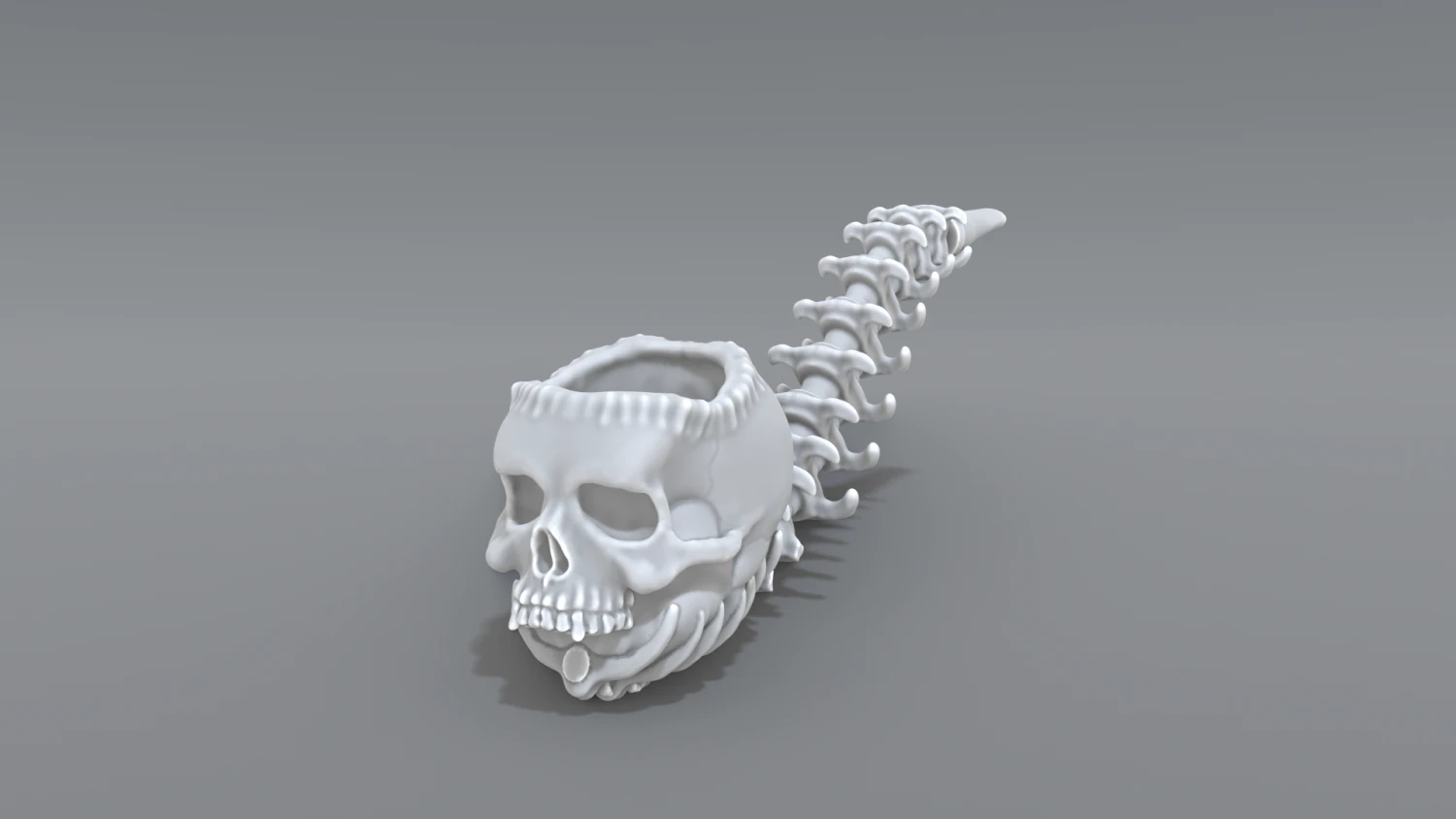 pipe skeleton 3D Print Model .c4d .max .obj .3ds .fbx .stl .blend
