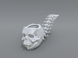 esqueleto de tubo Modelo de Impressão 3D