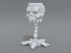 copo de caveira Modelo de Impressão 3D