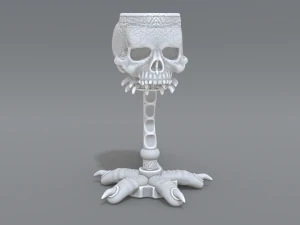 skull cup 3D Print Model