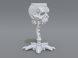 skull cup 3D 프린트 모델