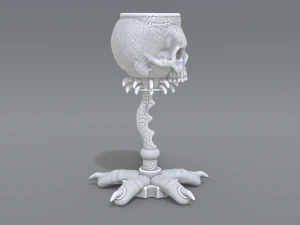 skull cup 3D Print Model