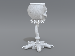 skull cup 3D 프린트 모델