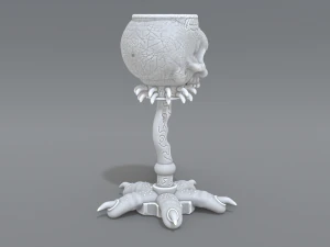 skull cup 3D Print Model