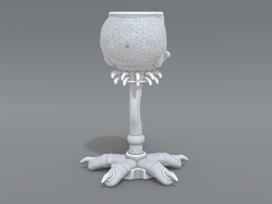 skull cup 3D 프린트 모델