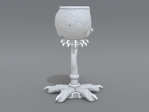 skull cup 3D Print Model