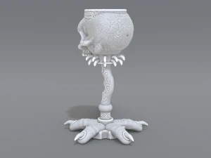skull cup 3D Print Model