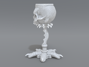skull cup 3D 프린트 모델