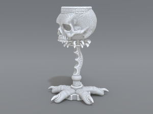 skull cup 3D 프린트 모델