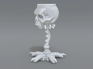 skull cup 3D Print Model