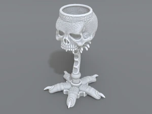 skull cup 3D Print Model