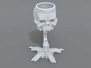 skull cup 3D Print Model