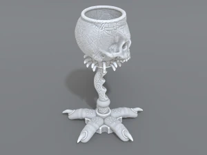 skull cup 3D Print Model