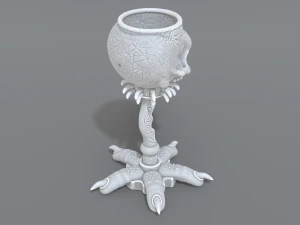 skull cup 3D Print Model