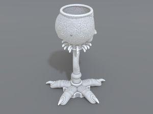 skull cup 3D 프린트 모델
