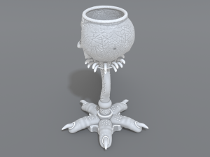 skull cup 3D 프린트 모델