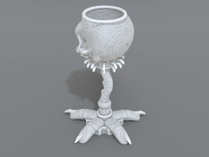 skull cup 3D Print Model