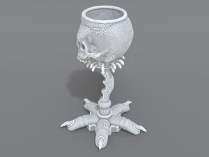 skull cup 3D Print Model