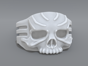 ring scull 3D 프린트 모델
