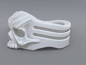 ring scull 3D 프린트 모델