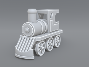 steam locomotive toy 3D Print Model