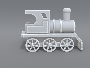 steam locomotive toy Model Cetak 3D
