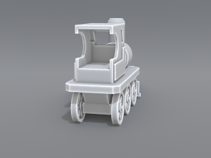 steam locomotive toy Model Cetak 3D