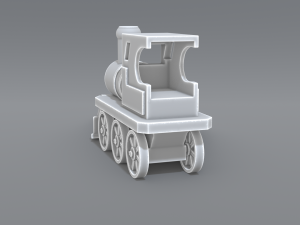 steam locomotive toy Model Cetak 3D
