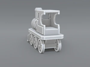 steam locomotive toy 3D Print Model