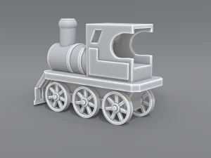 steam locomotive toy 3D Print Model
