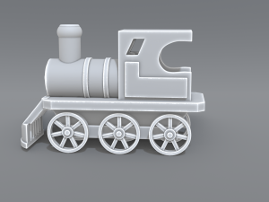 steam locomotive toy Model Cetak 3D