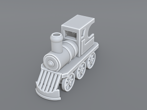 steam locomotive toy Model Cetak 3D