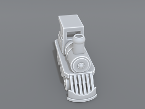 steam locomotive toy Model Cetak 3D
