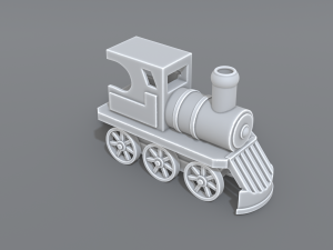 steam locomotive toy Model Cetak 3D
