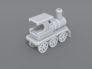 steam locomotive toy Model Cetak 3D