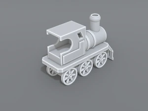 steam locomotive toy 3D Print Model