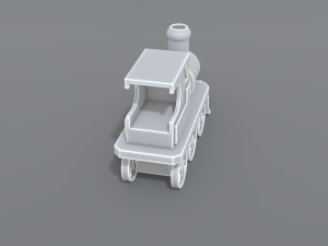 steam locomotive toy Model Cetak 3D