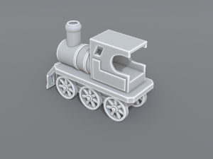 steam locomotive toy Model Cetak 3D