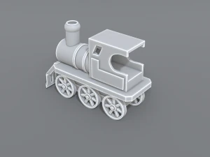 steam locomotive toy 3D Print Model
