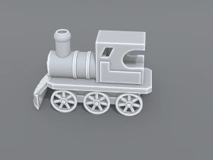 steam locomotive toy 3D Print Model