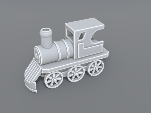 steam locomotive toy Model Cetak 3D