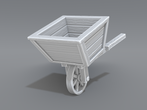 wheelbarrow 3D Print Model