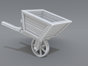 wheelbarrow 3D Print Model