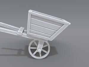 wheelbarrow 3D Print Model