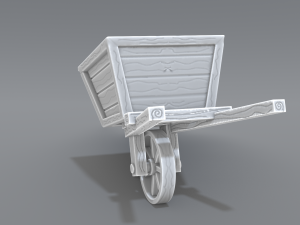 wheelbarrow 3D Print Model